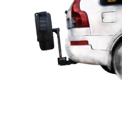 2008-2017 Dodge Ram 1500 μεταγωγός ελαστικών με ατσάλινο προφυλακτήρα και μαύρο φινίρισμα