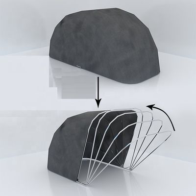 Πολυεστέρας Carport Παρκινγκ Τόπο Canopy Κατασκευασμένο με αδιάβροχο και καλό εγχειρίδιο λειτουργίας