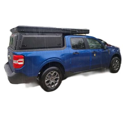 Αλουμινίου Ford Maverick 2022 Καλύφισμα κρεβατιού με όλα τα μαύρα φορτηγό κρεβάτι Camper Canopy